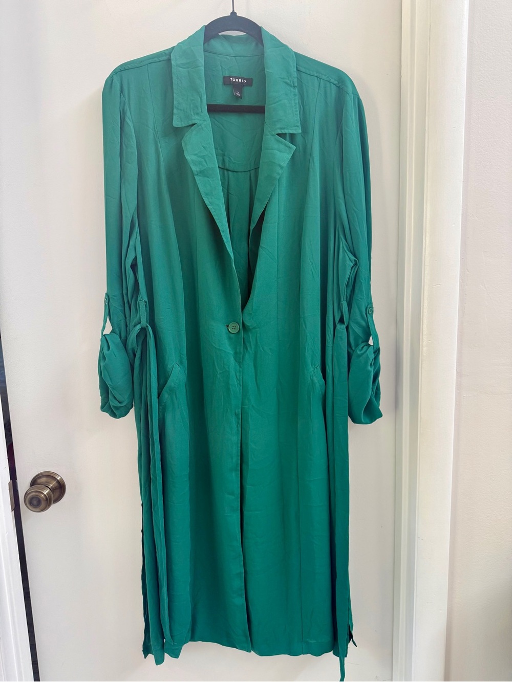 Torrid Emerald Green Harper Duster